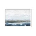 Picture of Slow Waters Blue _GroupedProduct_Rectangle_Landscape_Framed_Matted_