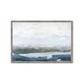 Picture of Slow Waters Blue _GroupedProduct_Rectangle_Landscape_Framed_Matted_