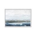 Picture of Slow Waters Blue _GroupedProduct_Rectangle_Landscape_Framed_Matted_