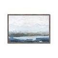 Picture of Slow Waters Blue _GroupedProduct_Rectangle_Landscape_Framed_Matted_