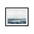 Picture of Slow Waters Blue _GroupedProduct_Rectangle_Landscape_Framed_Matted_