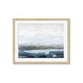 Picture of Slow Waters Blue _GroupedProduct_Rectangle_Landscape_Framed_Matted_
