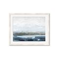 Picture of Slow Waters Blue _GroupedProduct_Rectangle_Landscape_Framed_Matted_