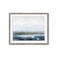 Picture of Slow Waters Blue _GroupedProduct_Rectangle_Landscape_Framed_Matted_