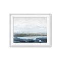 Picture of Slow Waters Blue _GroupedProduct_Rectangle_Landscape_Framed_Matted_
