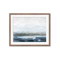 Picture of Slow Waters Blue _GroupedProduct_Rectangle_Landscape_Framed_Matted_