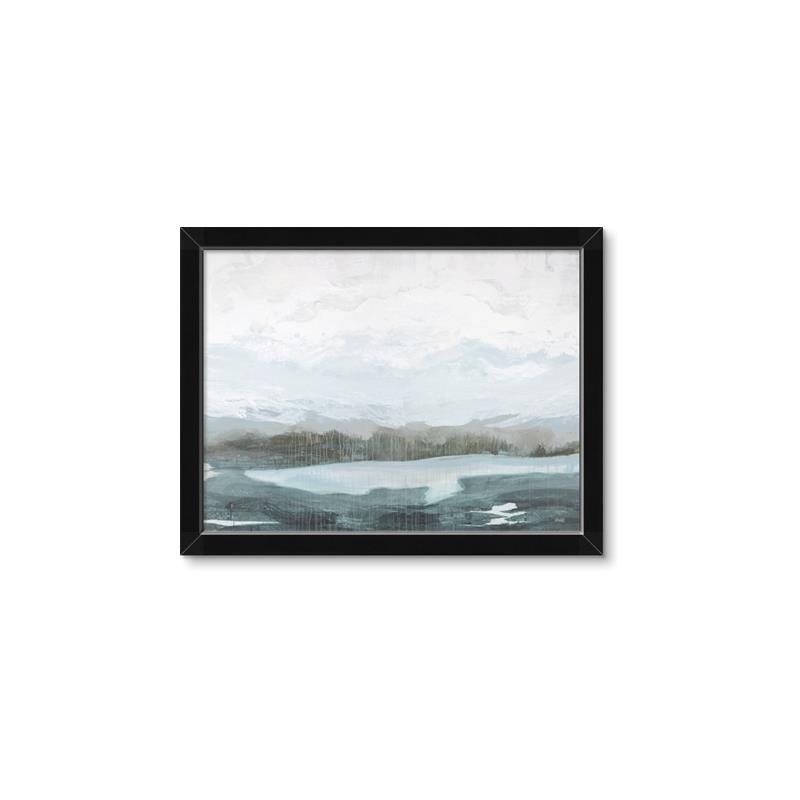 Picture of Slow Waters Teal  _GroupedProduct_Rectangle_Landscape_Framed_Matted_