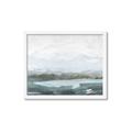Picture of Slow Waters Teal  _GroupedProduct_Rectangle_Landscape_Framed_Matted_