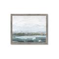 Picture of Slow Waters Teal  _GroupedProduct_Rectangle_Landscape_Framed_Matted_