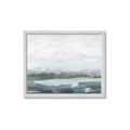 Picture of Slow Waters Teal  _GroupedProduct_Rectangle_Landscape_Framed_Matted_