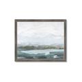 Picture of Slow Waters Teal  _GroupedProduct_Rectangle_Landscape_Framed_Matted_