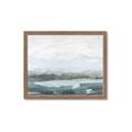 Picture of Slow Waters Teal  _GroupedProduct_Rectangle_Landscape_Framed_Matted_