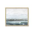 Picture of Slow Waters Teal  _GroupedProduct_Rectangle_Landscape_Framed_Matted_