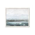 Picture of Slow Waters Teal  _GroupedProduct_Rectangle_Landscape_Framed_Matted_