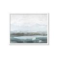Picture of Slow Waters Teal  _GroupedProduct_Rectangle_Landscape_Framed_Matted_