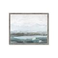 Picture of Slow Waters Teal  _GroupedProduct_Rectangle_Landscape_Framed_Matted_