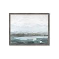 Picture of Slow Waters Teal  _GroupedProduct_Rectangle_Landscape_Framed_Matted_