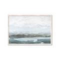 Picture of Slow Waters Teal  _GroupedProduct_Rectangle_Landscape_Framed_Matted_