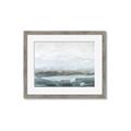 Picture of Slow Waters Teal  _GroupedProduct_Rectangle_Landscape_Framed_Matted_