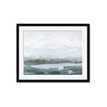 Picture of Slow Waters Teal  _GroupedProduct_Rectangle_Landscape_Framed_Matted_