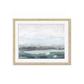 Picture of Slow Waters Teal  _GroupedProduct_Rectangle_Landscape_Framed_Matted_