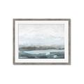 Picture of Slow Waters Teal  _GroupedProduct_Rectangle_Landscape_Framed_Matted_