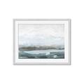 Picture of Slow Waters Teal  _GroupedProduct_Rectangle_Landscape_Framed_Matted_