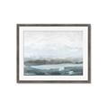 Picture of Slow Waters Teal  _GroupedProduct_Rectangle_Landscape_Framed_Matted_