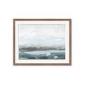 Picture of Slow Waters Teal  _GroupedProduct_Rectangle_Landscape_Framed_Matted_