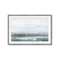 Picture of Slow Waters Teal  _GroupedProduct_Rectangle_Landscape_Framed_Matted_