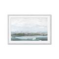 Picture of Slow Waters Teal  _GroupedProduct_Rectangle_Landscape_Framed_Matted_