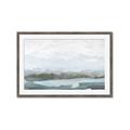 Picture of Slow Waters Teal  _GroupedProduct_Rectangle_Landscape_Framed_Matted_