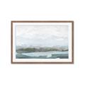 Picture of Slow Waters Teal  _GroupedProduct_Rectangle_Landscape_Framed_Matted_
