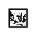 Picture of Black Abstract with Fine Line _GroupedProduct_Square_Framed_Matted_