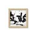 Picture of Black Abstract with Fine Line _GroupedProduct_Square_Framed_Matted_