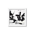 Picture of Black Abstract with Fine Line _GroupedProduct_Square_Framed_Matted_