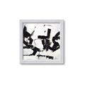 Picture of Black Abstract with Fine Line _GroupedProduct_Square_Framed_Matted_