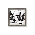 Picture of Black Abstract with Fine Line _GroupedProduct_Square_Framed_Matted_