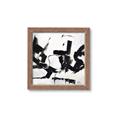 Picture of Black Abstract with Fine Line _GroupedProduct_Square_Framed_Matted_