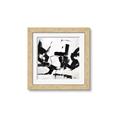 Picture of Black Abstract with Fine Line _GroupedProduct_Square_Framed_Matted_