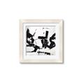 Picture of Black Abstract with Fine Line _GroupedProduct_Square_Framed_Matted_