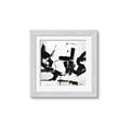 Picture of Black Abstract with Fine Line _GroupedProduct_Square_Framed_Matted_