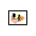 Picture of Watercolor with Orange _GroupedProduct_Rectangle_Landscape_Framed_Matted_
