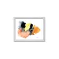Picture of Watercolor with Orange _GroupedProduct_Rectangle_Landscape_Framed_Matted_