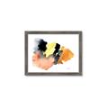 Picture of Watercolor with Orange _GroupedProduct_Rectangle_Landscape_Framed_Matted_