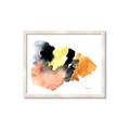 Picture of Watercolor with Orange _GroupedProduct_Rectangle_Landscape_Framed_Matted_