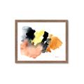 Picture of Watercolor with Orange _GroupedProduct_Rectangle_Landscape_Framed_Matted_