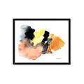 Picture of Watercolor with Orange _GroupedProduct_Rectangle_Landscape_Framed_Matted_