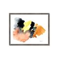 Picture of Watercolor with Orange _GroupedProduct_Rectangle_Landscape_Framed_Matted_