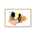 Picture of Watercolor with Orange _GroupedProduct_Rectangle_Landscape_Framed_Matted_
